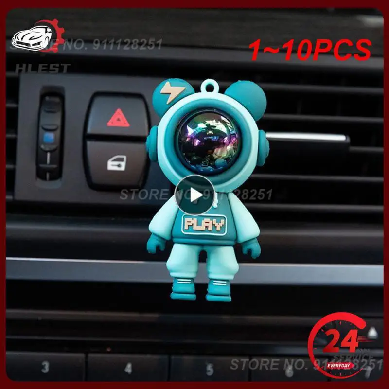 

1~10PCS Car Air Outlet Perfume Clip Cartoon Astronaut Air Conditioning Air Outlet Car Aromatherapy Clip Car Interior Accessories