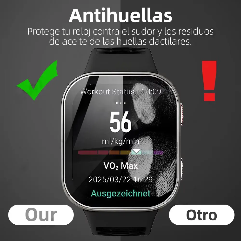 Фото Закаленное стекло 9H для Amazfit Bip Max, защитная пленка для экрана, прочная прозрачная HD-пленка с защитой от царапин, аксессуары для Bip Max №3