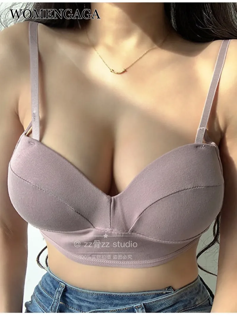 

Женская Весенняя новинка элегантная пикантная однотонная майка Спайс для девушек с пышной грудью модные корейские женские топы 98P6