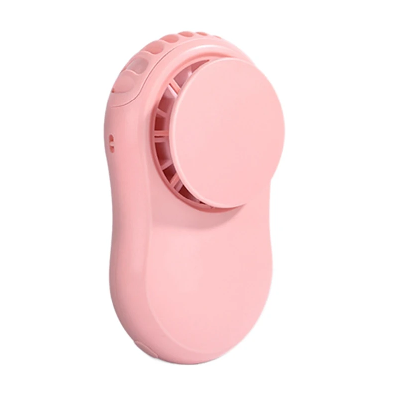

Mini Handheld Fan 3 Gears Adjustable Hanging Neck Cooling Fan USB Charging Air Cooler