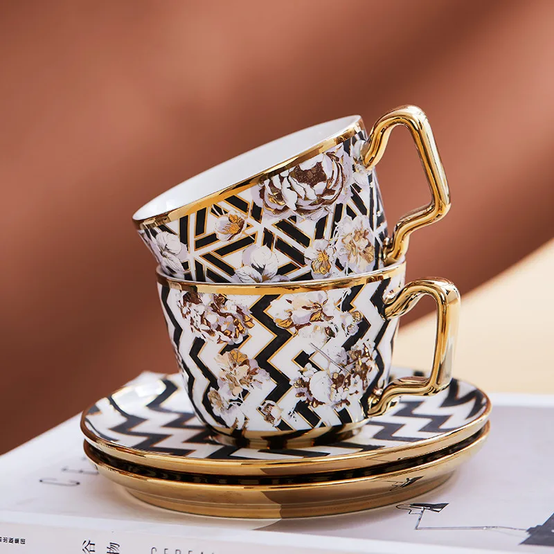 

Porcelain & Ceramic Coffee Set Cups & Saucers Tea Milk Mug Bone China Kitchen Dinnerware Wedding Gifts Birthday Presents