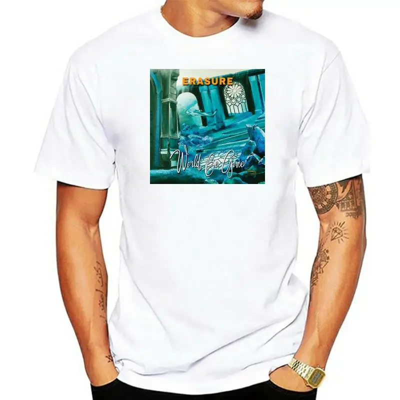 

Erasure Tour 2022-Черная Мужская футболка hij01