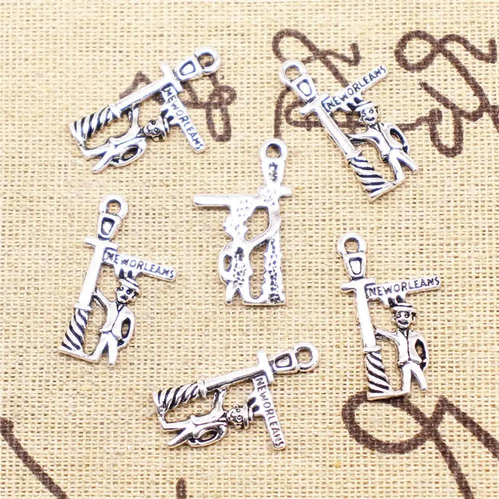

Bottle Opener Wholesale Charms Pendants For Jewelry Antiqu 15X26mm Antique Silver Color 20 Pieces