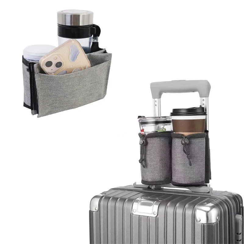 

Youpin Oxford Trolley Case Water Cup Storage Bag Adjustable Breathable Cup Phone Storage Bag Suspended On Trolley Case