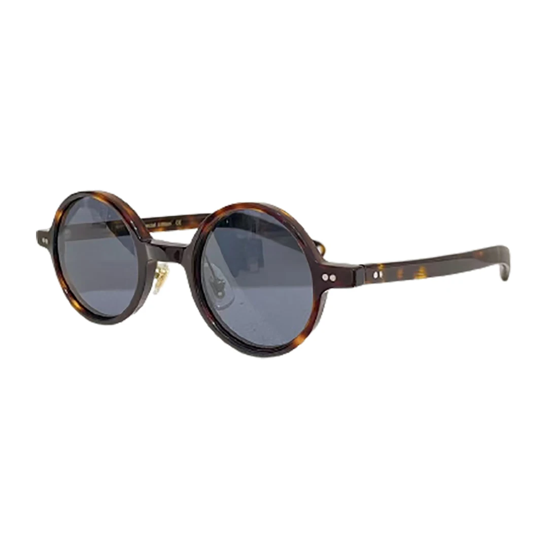 JAMES TART 202s Sunglasses For Men Women Summer Style Anti-Ultraviolet Retro Plate Round Frame Random Box