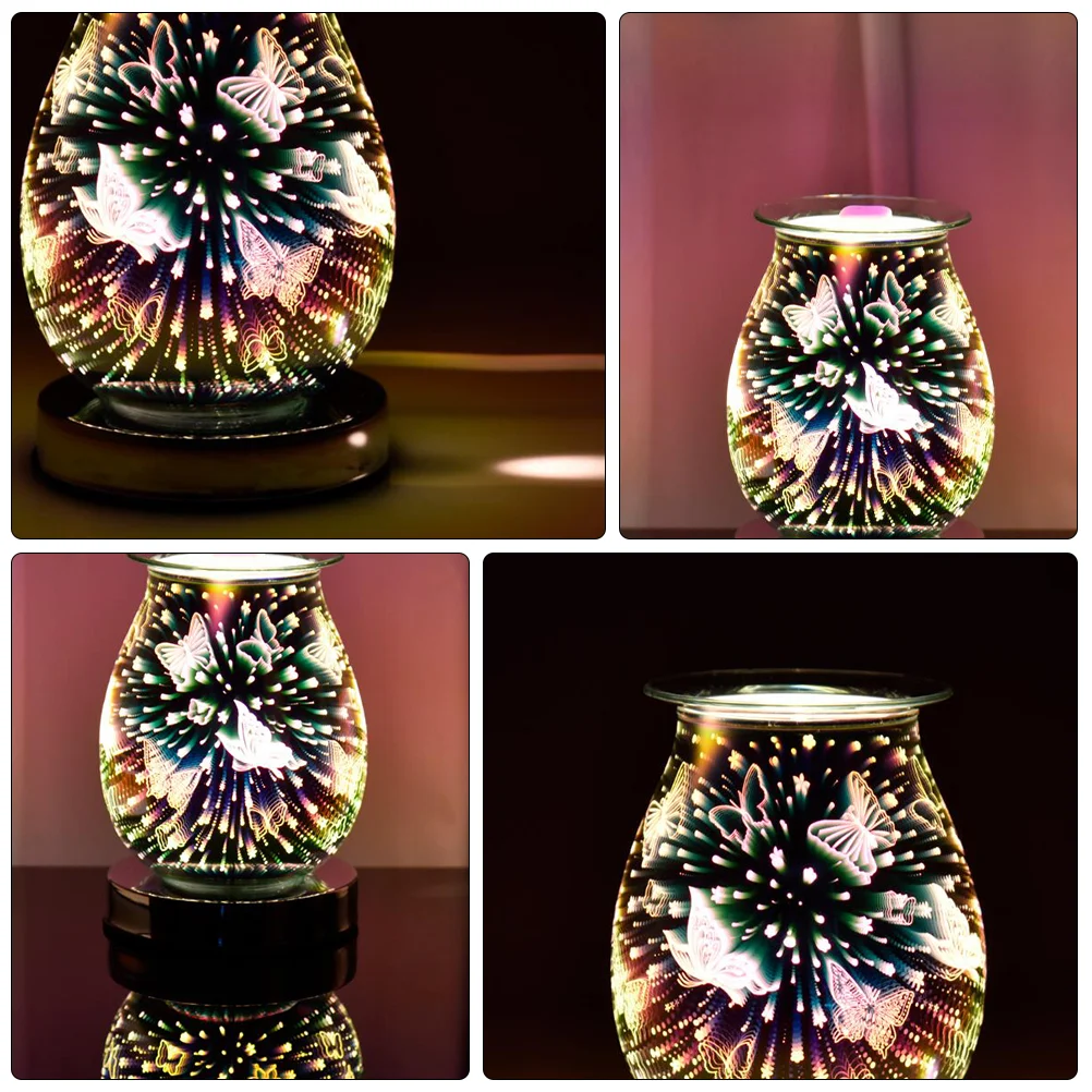 

Butterflies Electric Fragrance Light Aroma Lamp Fragrance Lamp Wax Warmer Melt burner