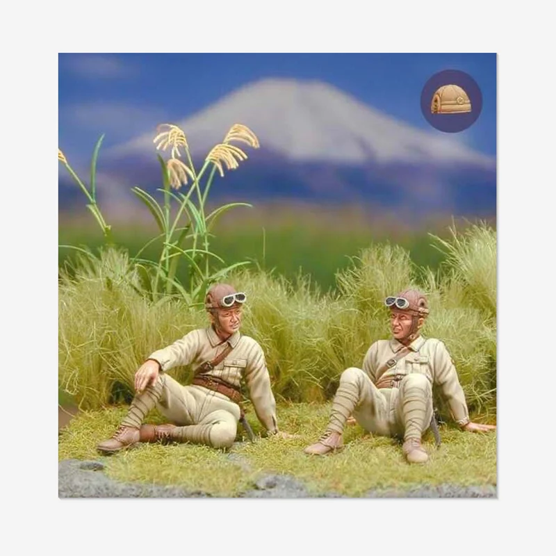 

4 Soldiers 1:35 Resin Model Kit World War II Die Casting Tank Soldiers Assembly Model Free Shipping