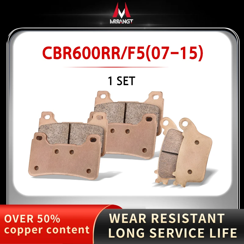

Металлическая тормозная колодка Mrrangt для мотоцикла HONDA CBR600RR CBR1000RR F5 CB1100 2003-2016 CBR 600 1000