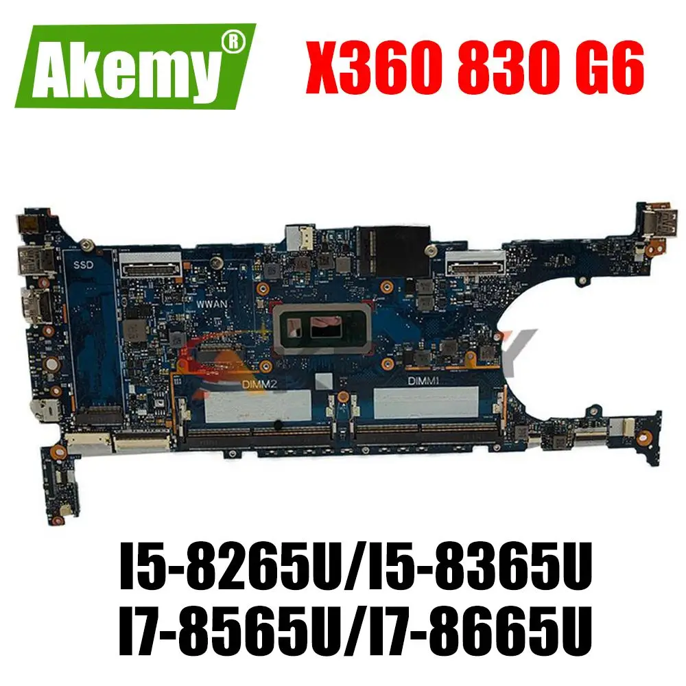 

Материнская плата для ноутбука HP EliteBook X360 830 G6, системная плата 6050A3059101, материнская плата со стандартным интерфейсом I7-8665U