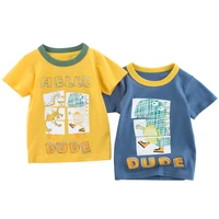 new wholesale kids boy t shirt girl cartoon tops cute baby cotton tees summer clothes toddler fashion children top costume