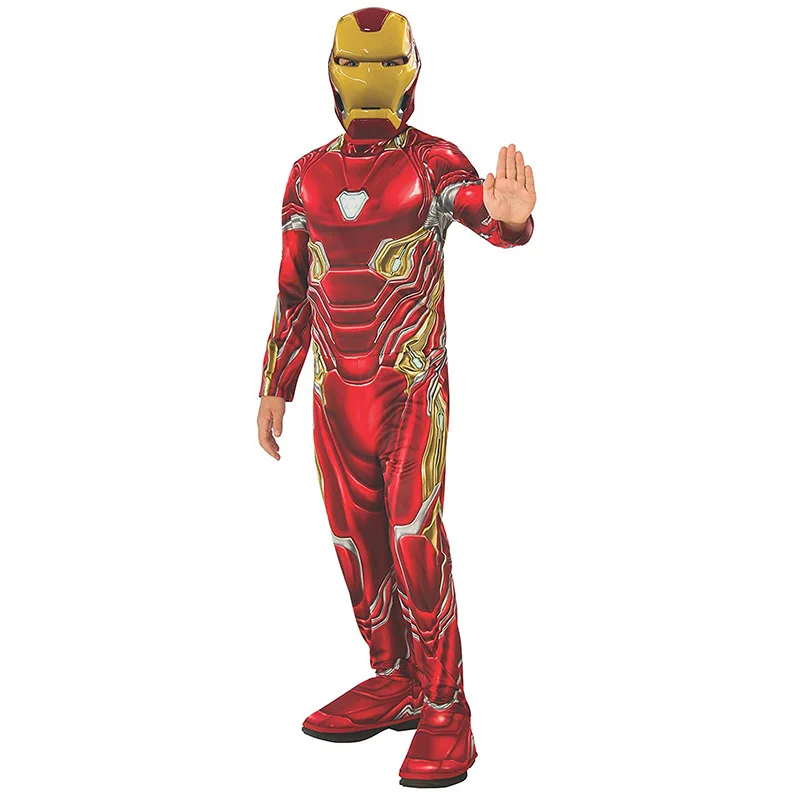 Avengers Marvel Children's Iron Man Tights Combat Clothes Ironman Suit Cosplay Costumes Anime Clothes Anime Cosplay