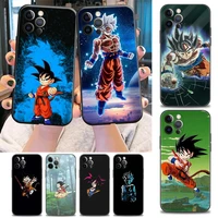 anime dragon ball goku phone case for apple iphone 11 12 13 pro 7 8 se xr xs max 5 5s 6 6s plus case fundas coques capa shell