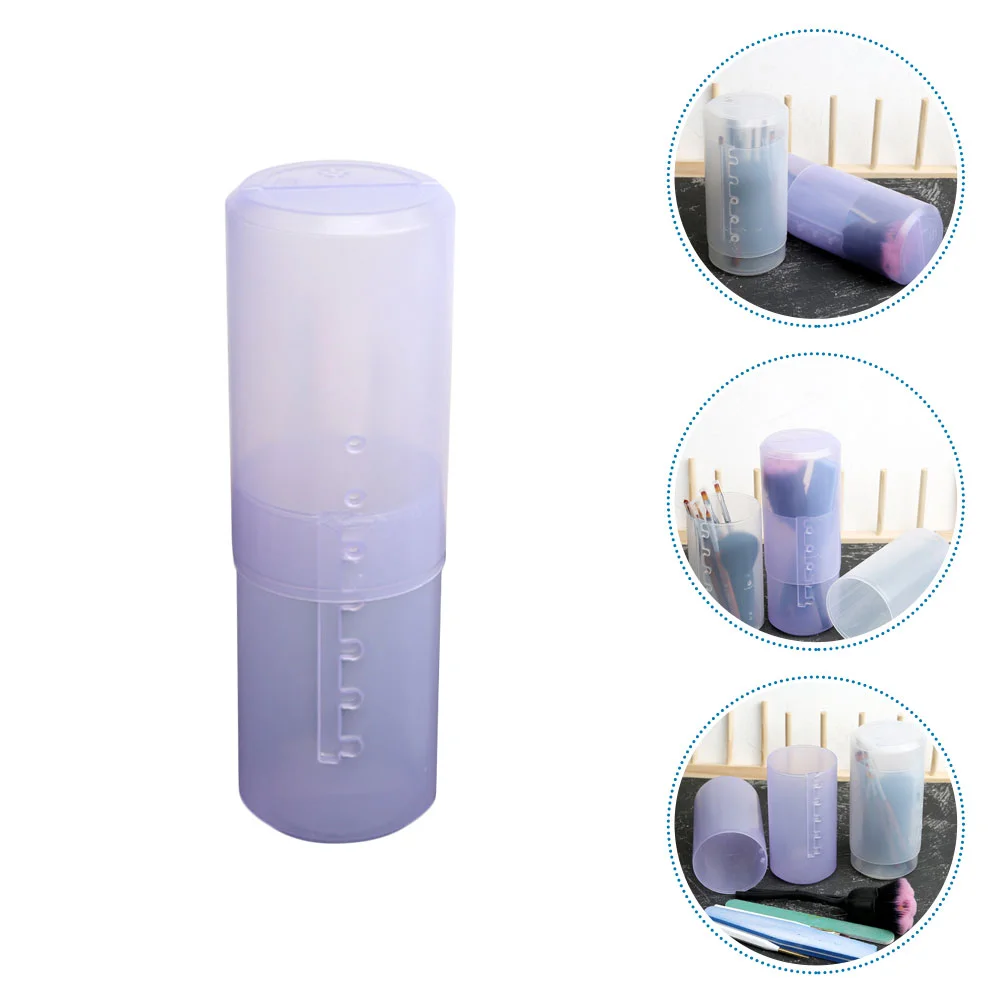 

Nail Storage Pen Holder Makeup Brush Pouch Case Portable Decorative Bucket Remote Control Bag Pvc Cosmetics Office