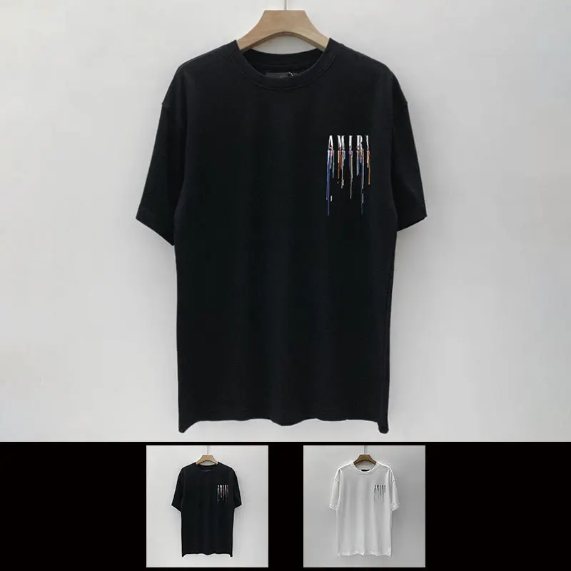 

Футболка мужская с принтом тай-дай, хлопок, Повседневная рубашка унисекс в стиле хип-хоп, с круглым вырезом и короткими рукавами, на лето