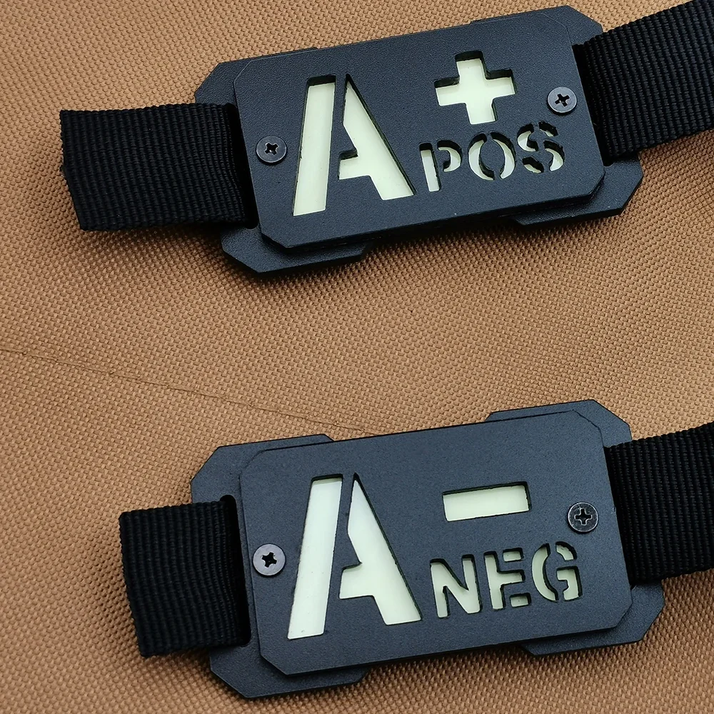 Уличная сумка Molle пряжки для ремня Blood A B O AB POS NEG Tatcical Tag Patch тактическая рубашка