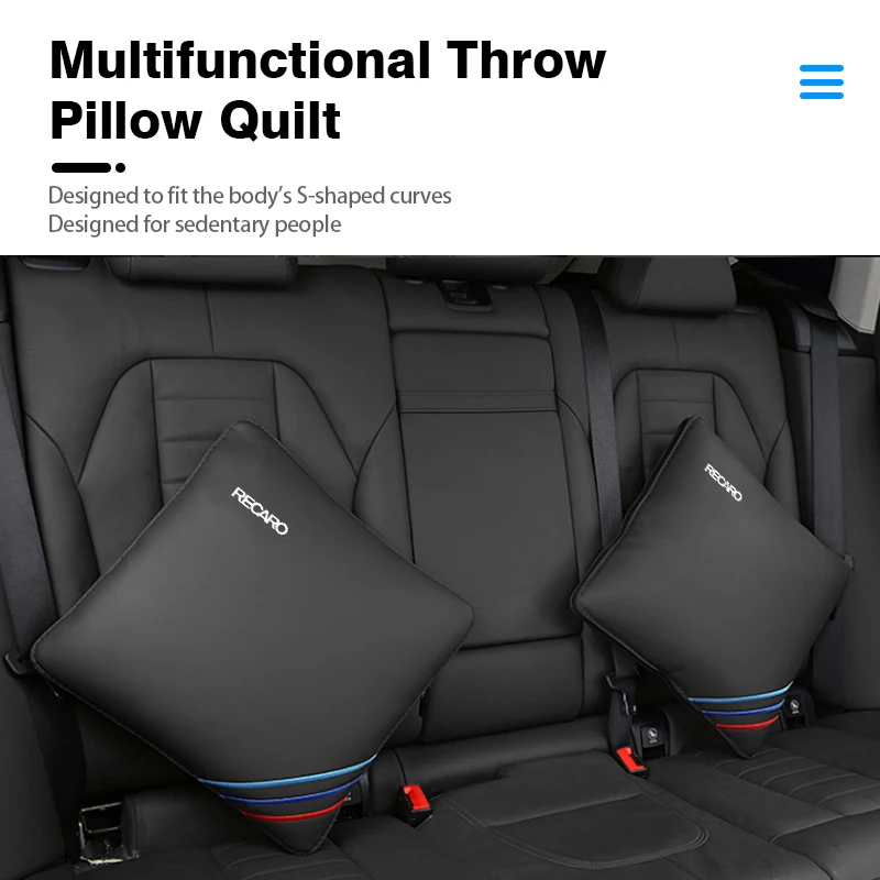 Автомобильная дышащая подушка для подголовника поддержка поясницы защита Recaro