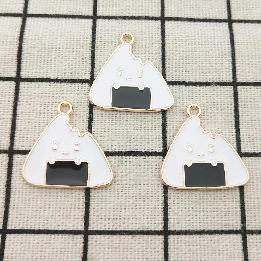 10 шт. эмалированные Мультяшные очаровательные аксессуары для ювелирных изделий серьги Подвески браслет ожерелье шармы товары для рукоделия 21x22 мм