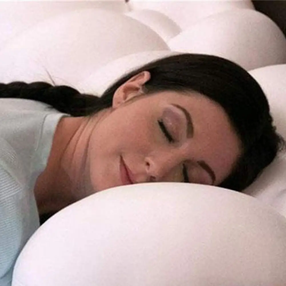 

Neck Massager Sleeping Memory Foam Egg Shaped Body Sleep All-round Massager Cushion Massage Pillow P9s9