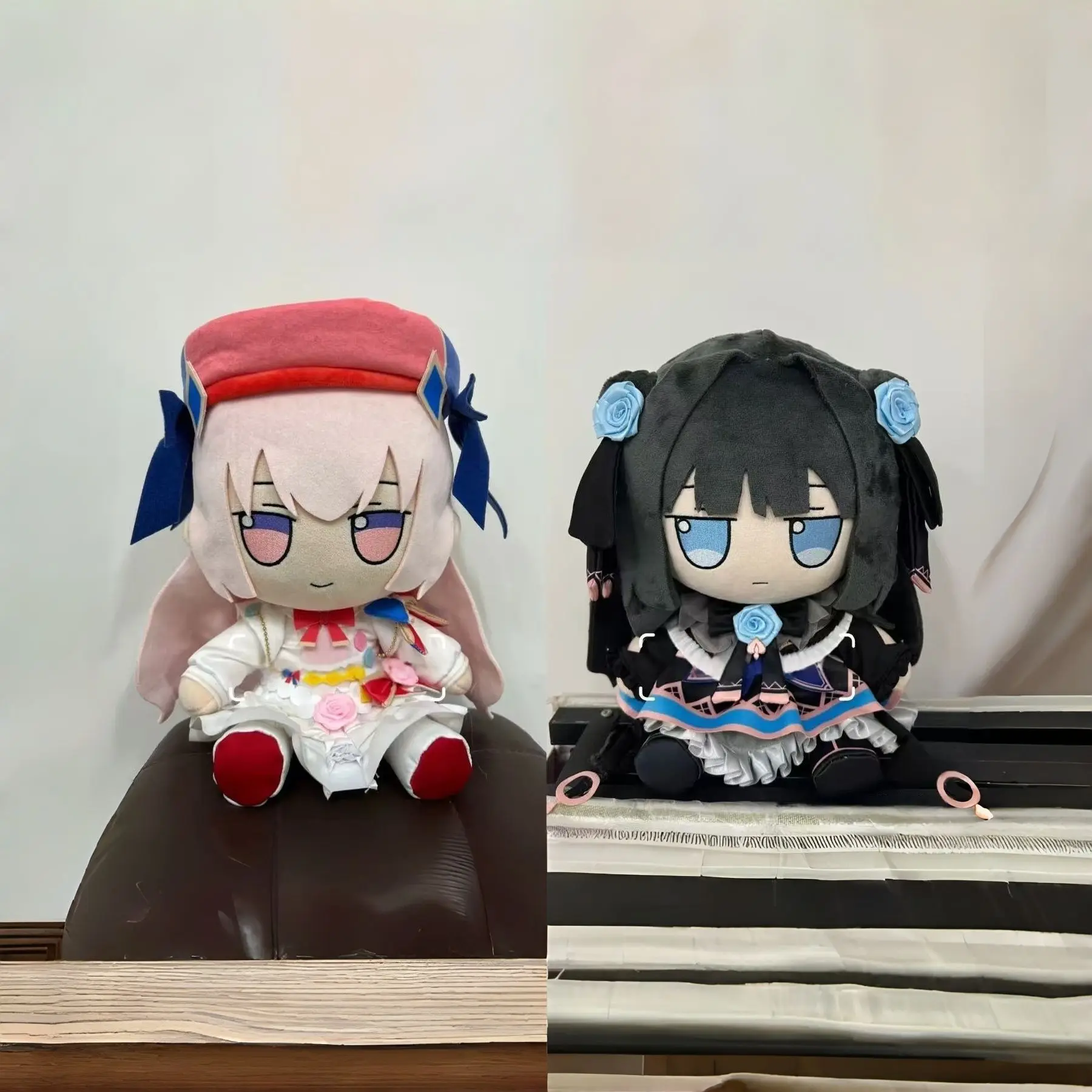Фото Плюшевая кукла из аниме Arcaea Fumo, мягкая игрушка в сидячей позе, хлопковая кукла для переодевания, милая кукла для девочек и мальчиков, подарок на день рождения №3