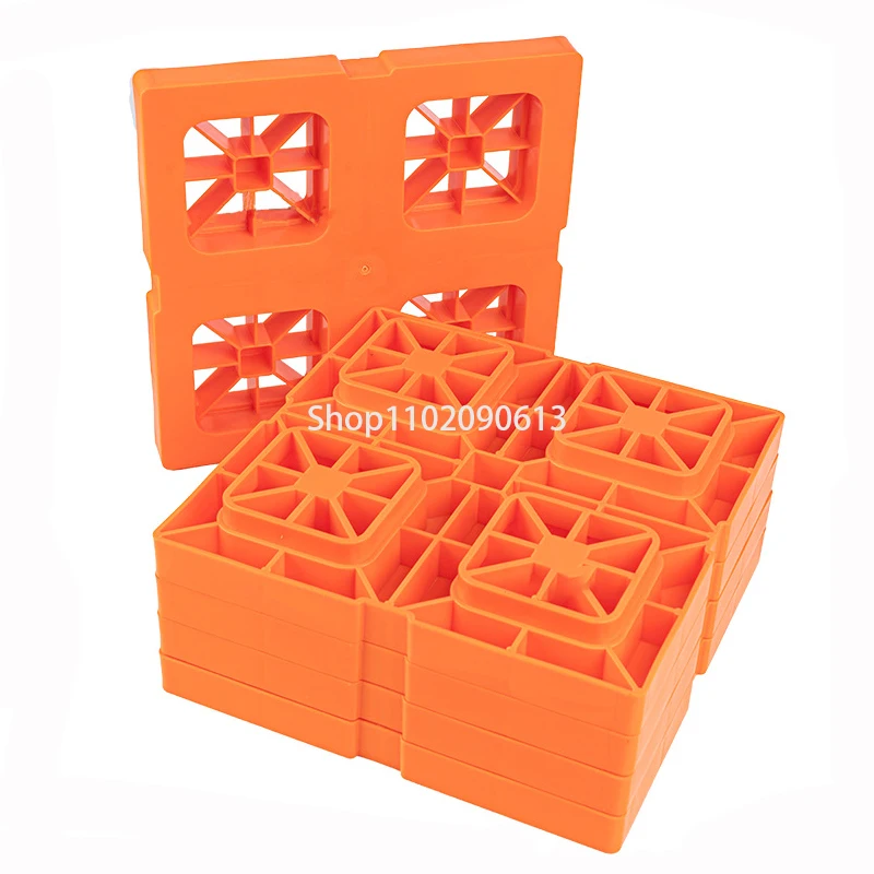 

5 шт. сверхмощные блоки выравнивания RV, блокировочные выравнивающие колодки, фургон, стопор колеса для кемпера, автомобильных шин, противоскользящий блок