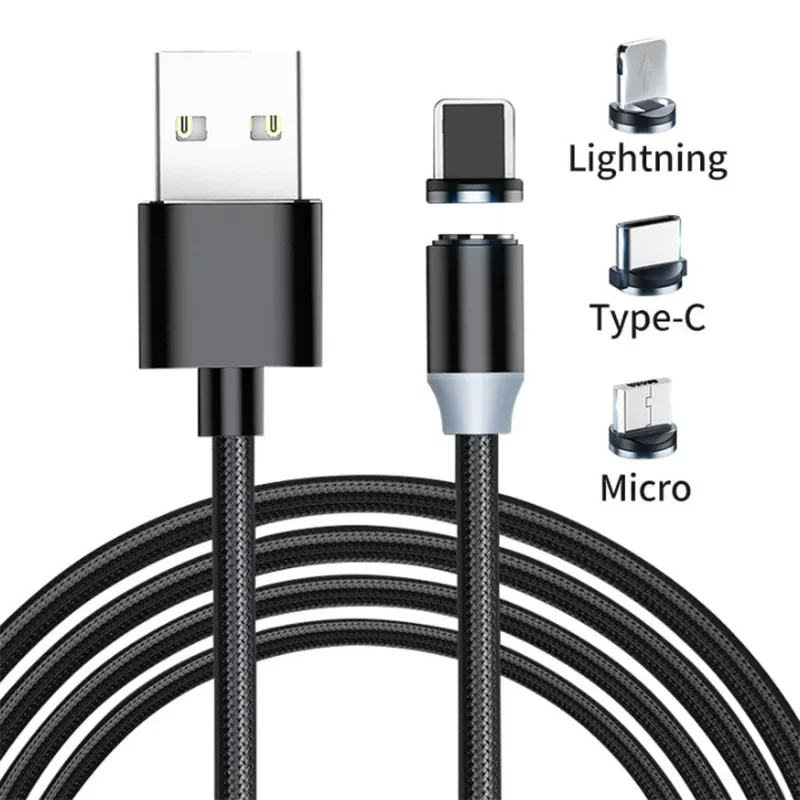 

NB 3 in 1 Micro USB Android Fast Charging Magnet Charger USB Type C Mobile Cord
