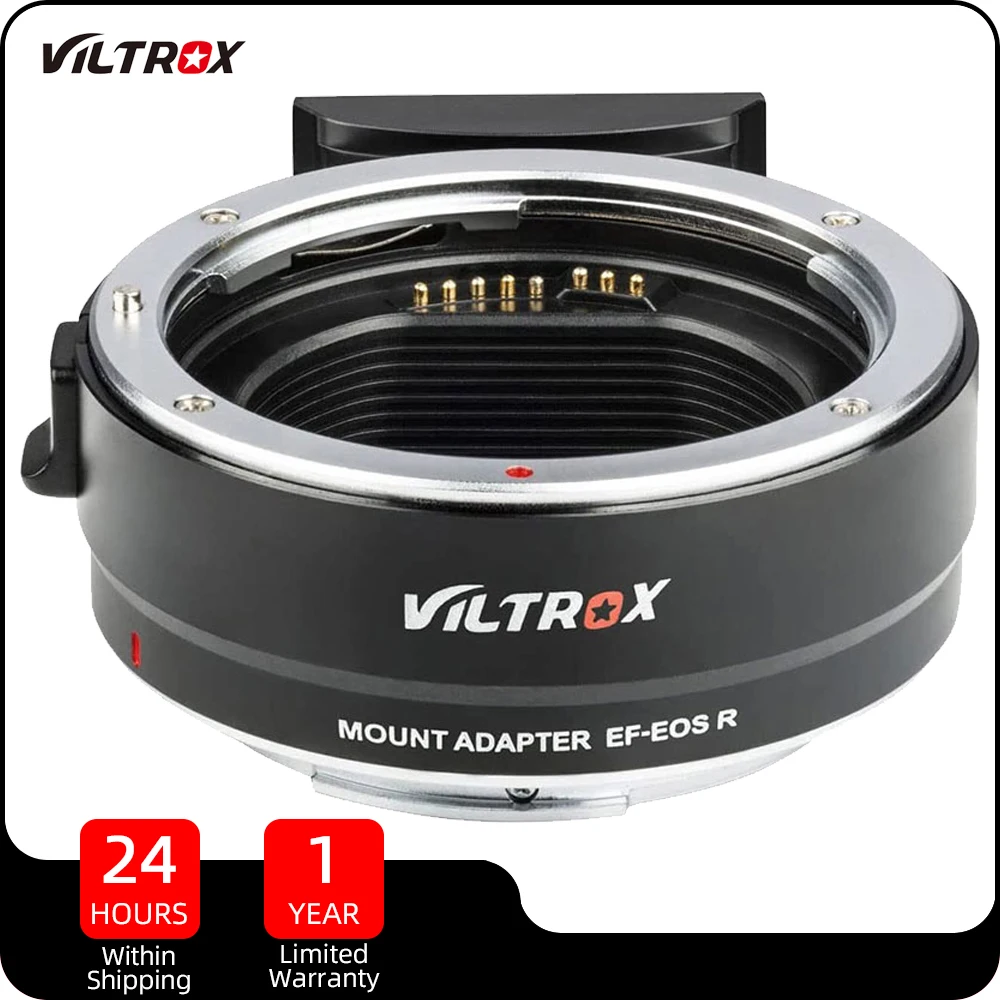 VILTROX EF-EOSR Lens Adapter Ring Canon EF EF-S Lens to R Mount Auto Focus Full Frame for Canon RF Camera EOS R RP R5C R3 R6 C70