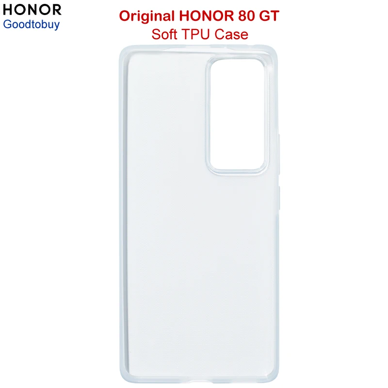

Original HONOR 80 GT Ultra Thin Soft TPU Case Transparent Slim Anti Knock Clear Back Cover for honor 80 GT