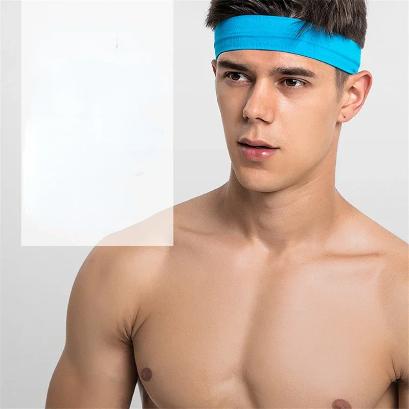 

Повязка на голову для мужчин и женщин, Спортивная потовая лента для волос, защита для лба, для бега, фитнеса, йоги, женский аксессуар для фитнеса