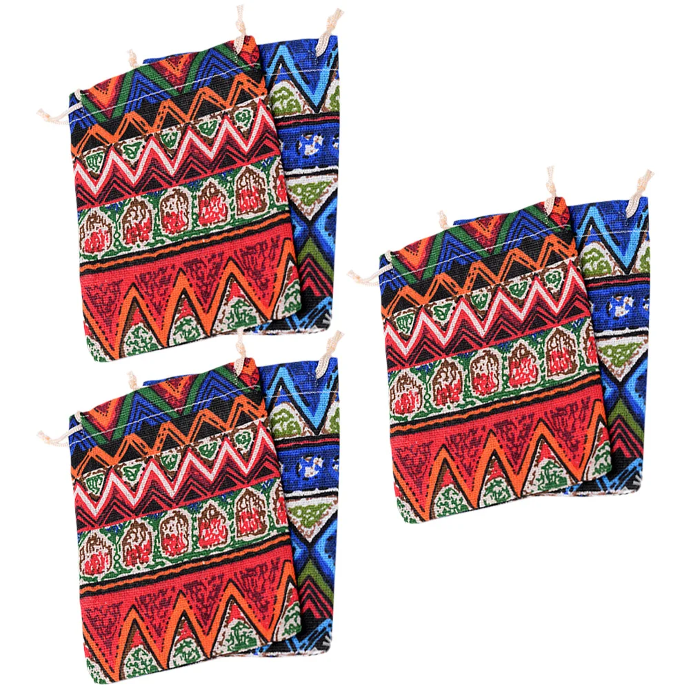 

6 Pcs Ireland Musical Instrument Protection Bag Mesh Travel Bags Daily Use Ocarina Storage Protector Woolen Candy Gift