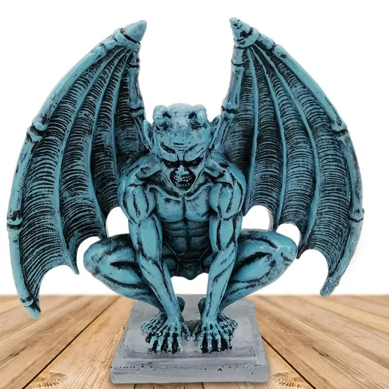 

Gargoyle Statues Outdoor Winged Gargoyle Garden Guardian Sculpture Home Decor Figurine Resin Gothic Indoor Outdoor Decor Statue