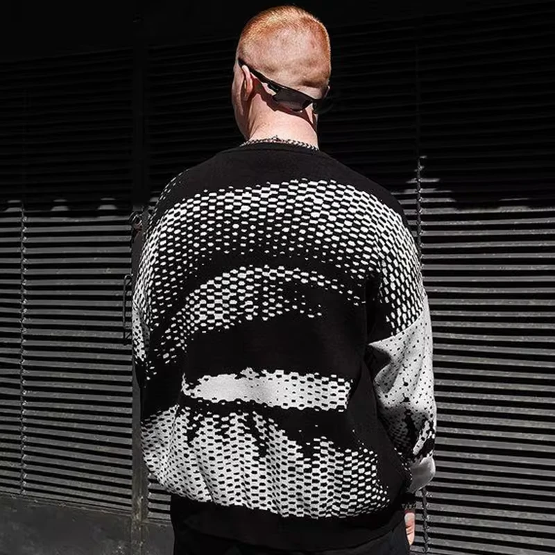 Свитер мужской/женский трикотажный в стиле хип-хоп