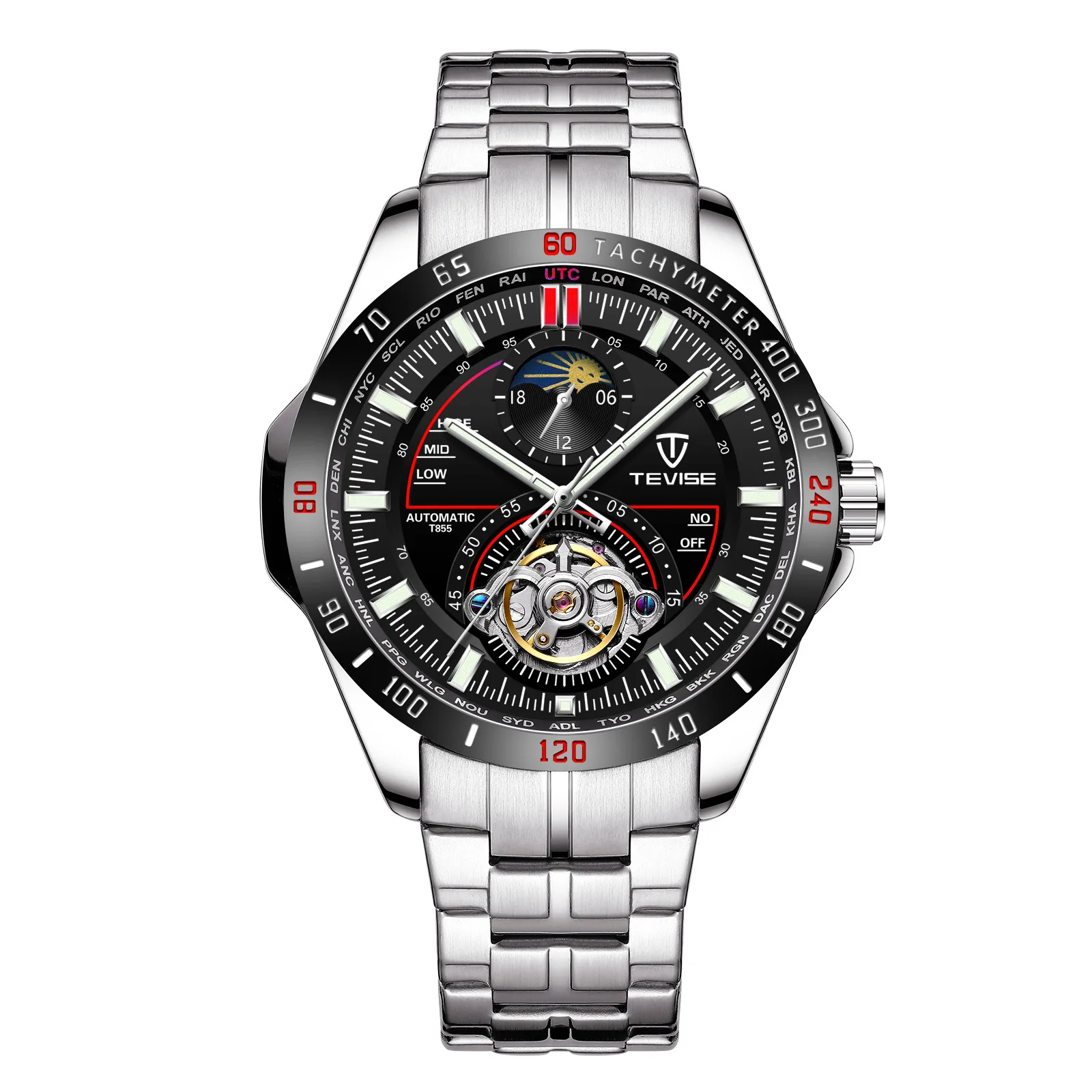 Automatic mechanical watch men's watch sports multifunctional large dial men's watch