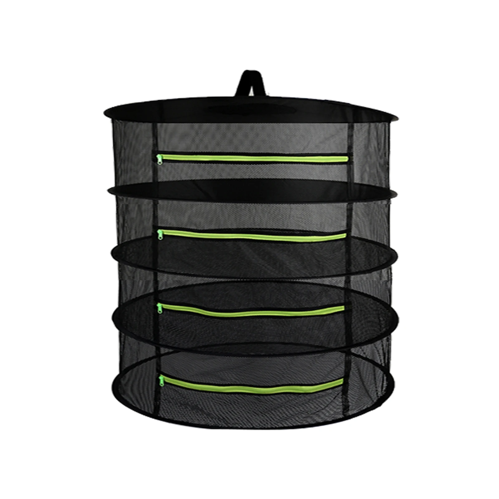 

Folding 4/6/8 Layers Herb Fish Drying Net Hanging Vegetable Fish Dishes Dryer Bag Foldable Zipper Closure Herbs Bud Drying Rack