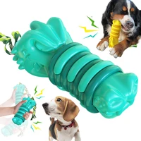 dog squeak crocodile toys indestructible rubber chew pet toy molar stick cleaning teeth bite rope interactive dog toy supplies