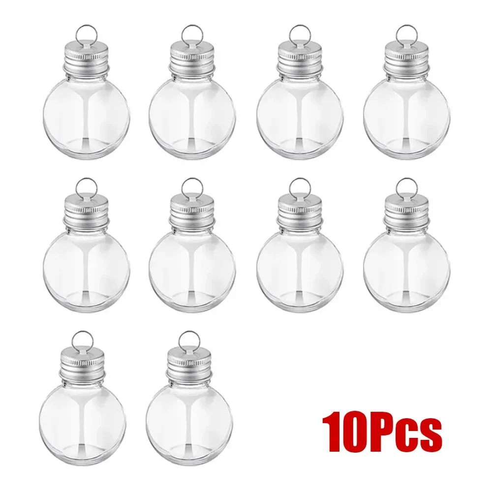 Рождественские шары-флаконы, набор из 10 штук