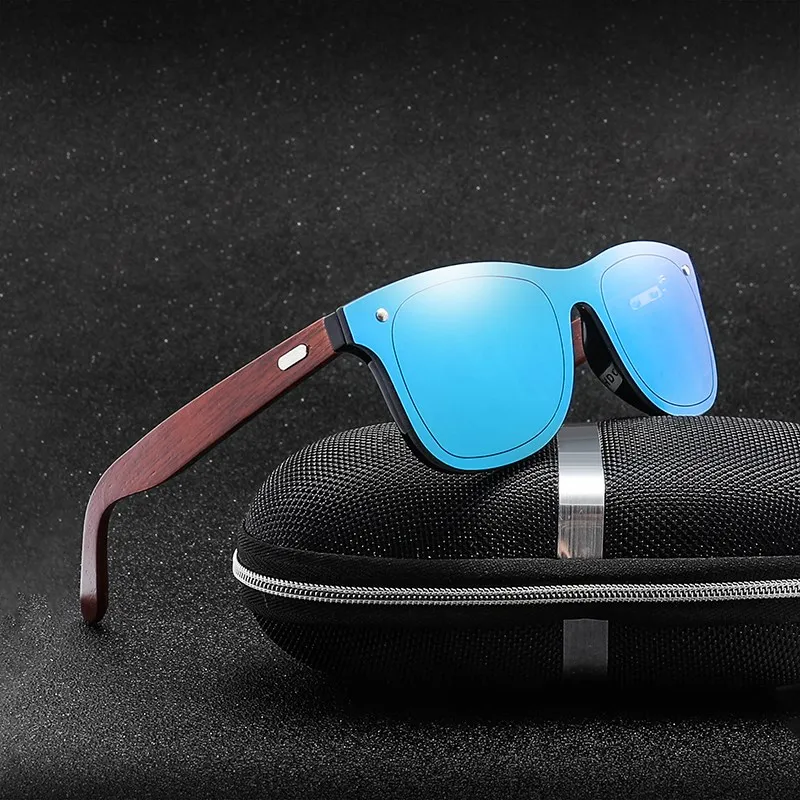 

2019 Square 100% Real Wooden Arms Sunglasses Women Retro Driving Goggles Men Fashion Wood UV400 Gafas De Sol