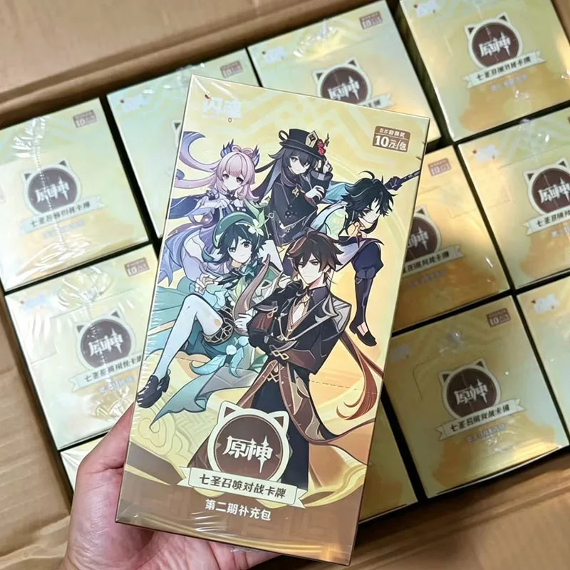 Фото SHININGSOUL Коллекционные карты Genshin Impact Genius Invokation TCG Боевая карта Ху Тао Райдэн Сёгун Аниме-коллекционная карта Подарок №2