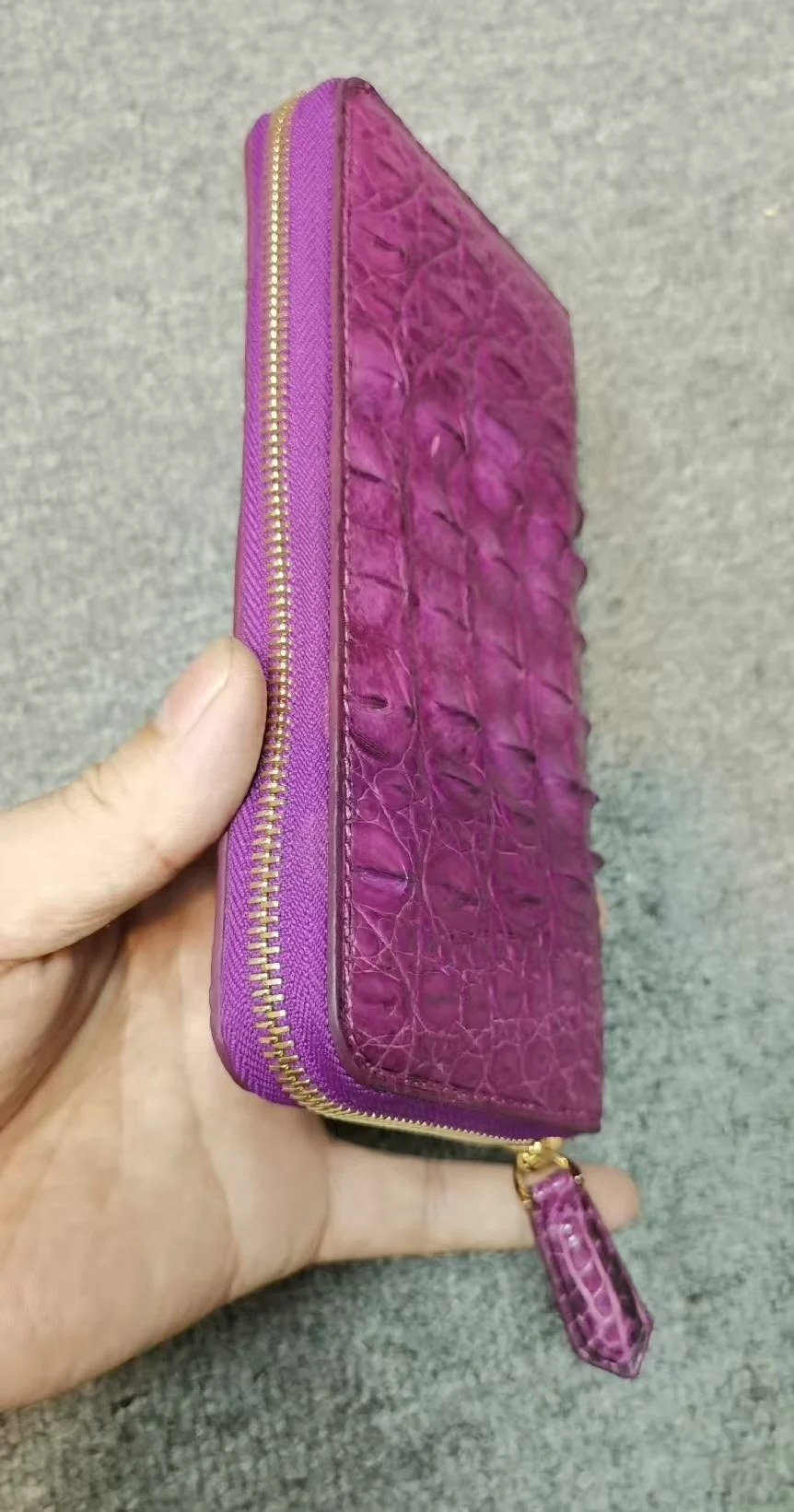 2024 новый женский кошелек-клатч из крокодиловой кожи розовый длинный кошелек