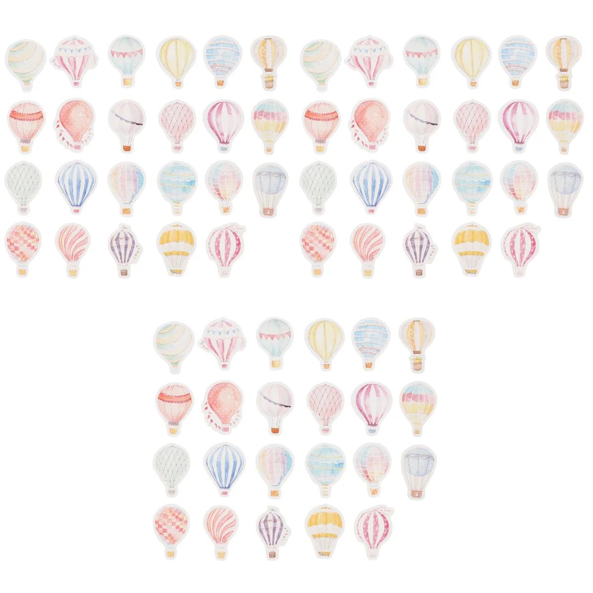

Stickers Scrapbook Sticker Balloon Diy Craft Confessionhandmade Self Adhesive Journal Air Hot Cartoon Decorative Envelopflower