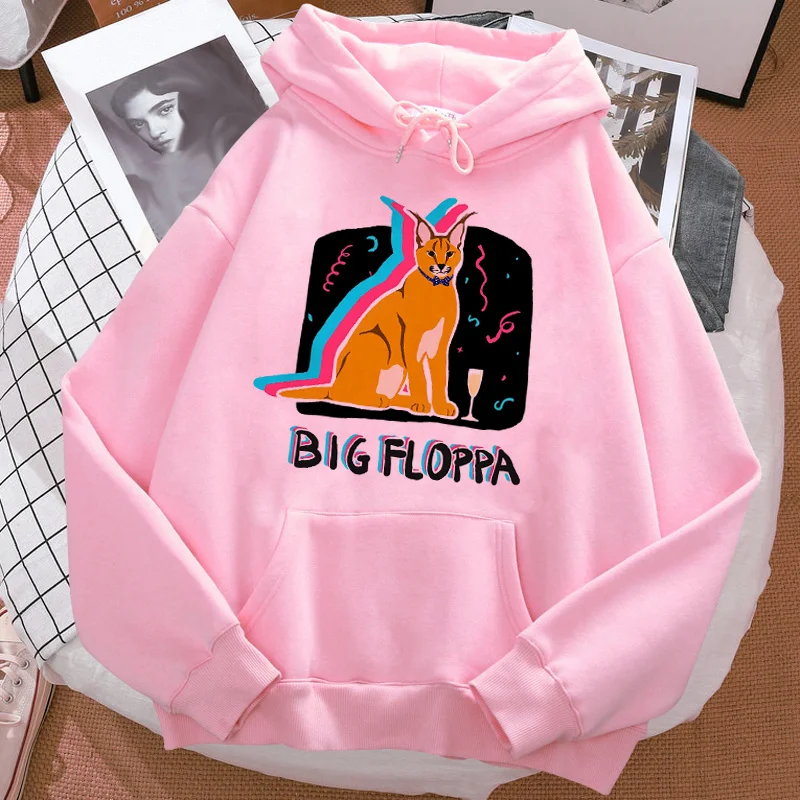 

Толстовка floppa мужская с принтом, винтажный пуловер, одежда в эстетике y2k, уличная одежда, 2022