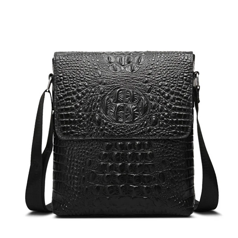 Genuine Leather Men's Luxury Business Briefcase High Quality Fashion Cozy Single Shoulder Crossbody Bag Casual Messenger Handbag