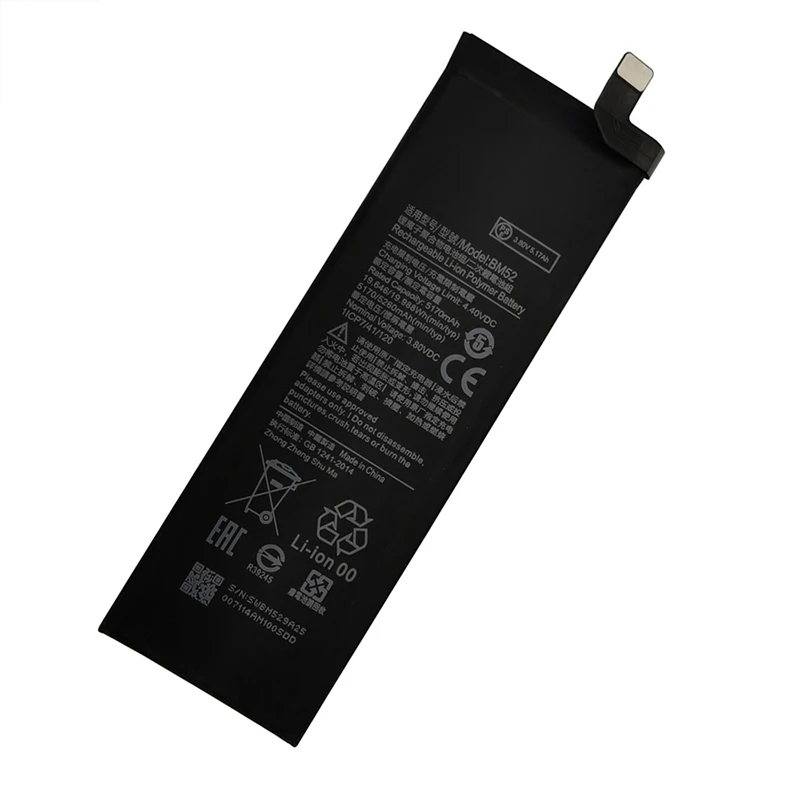 Аккумулятор BM52 для Xiaomi Mi Note 10 Lite  Mi Note 10 Pro  CC9 Pro 5260 мАч + Инструменты (art.: 3920dbbb6b01a) - 3920dbbb6b01a