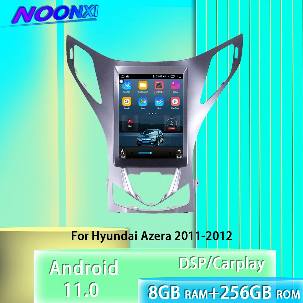 Автомагнитола для Hyundai Azera 2011-2012 256 ГГц Android 11 |