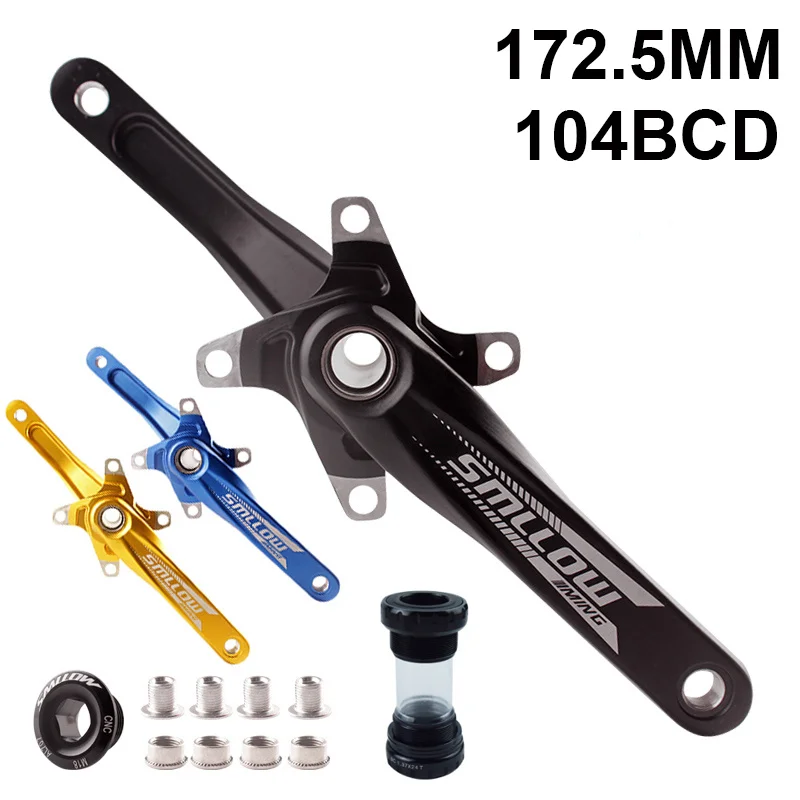 

Кривошип велосипедный Ultralight1 04 мм, Кривошип BCD для горного/дорожного велосипеда, Кривошип с нижним кронштейном, набор кривошипов для велосип...