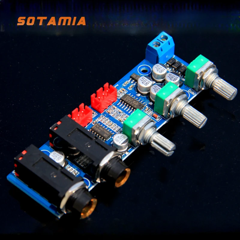 

SOTAMIA PT2399 Karaoke Reverb Board with Low Noise Preamplifier Audio Super M65831 Microphone Board DIY Home Power Amplifier