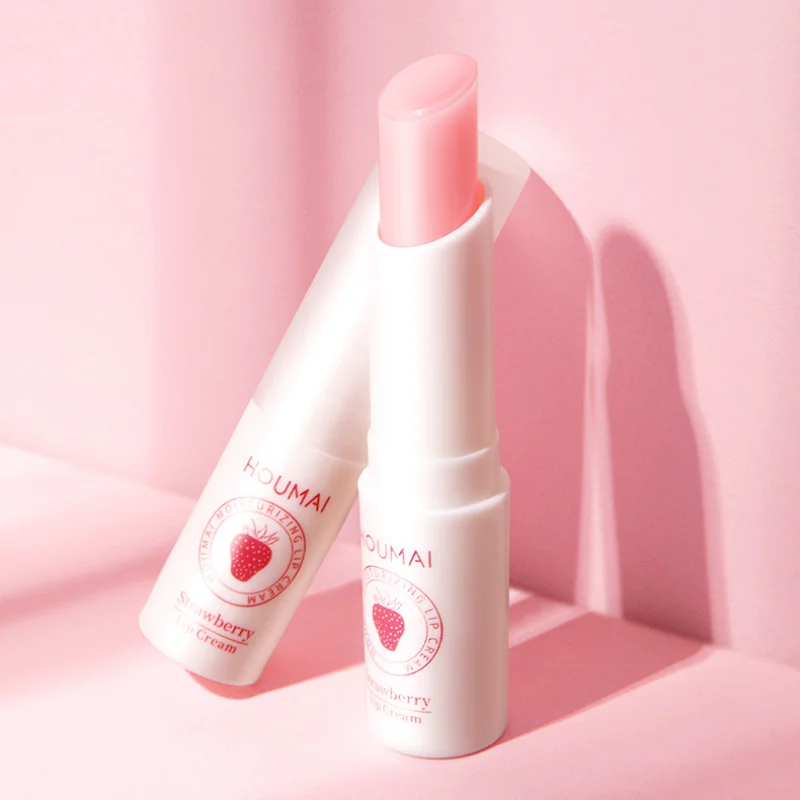 

Strawberry Lip Balm, Plant Nourishing Lip Balm, Shea Butter Lip Balm, Does Not Fade Easily Tinted Lip Balm Aloe Vera Lipstick