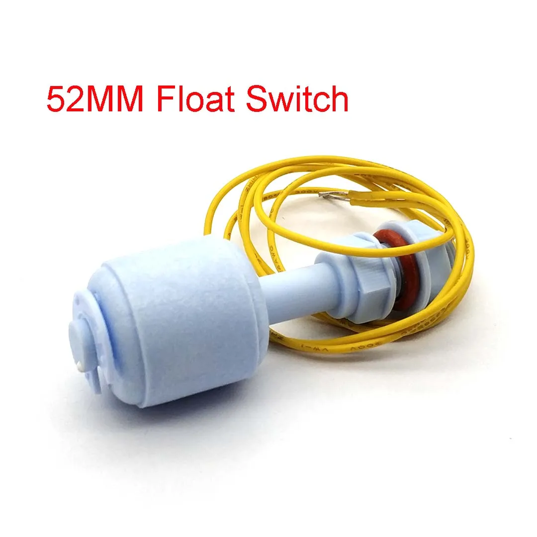 

52mm PP Liquid Water Level Sensor Horizontal Float Switch Down