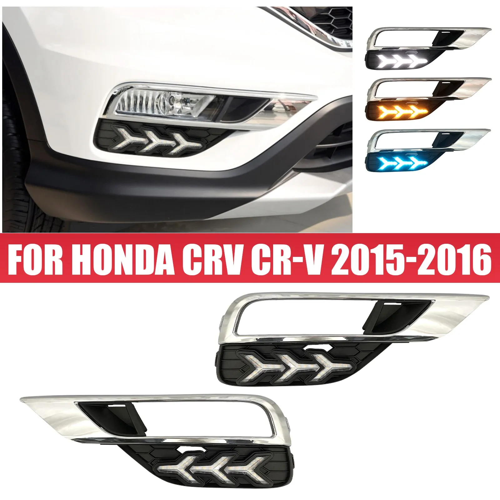 

Фонари для дневных ходовых огней Honda CRV CR-V 2015-2016