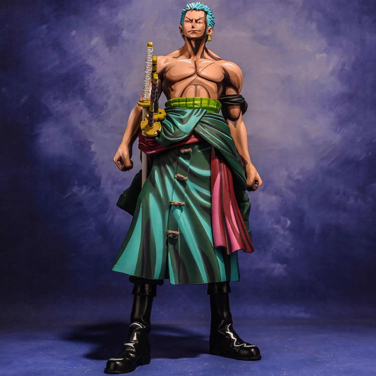 

Vicootor In Stock Original One Piece Chronicle Series MSP 26cm Roronoa Zoro Action Figure Collectible Model Toys For Boys