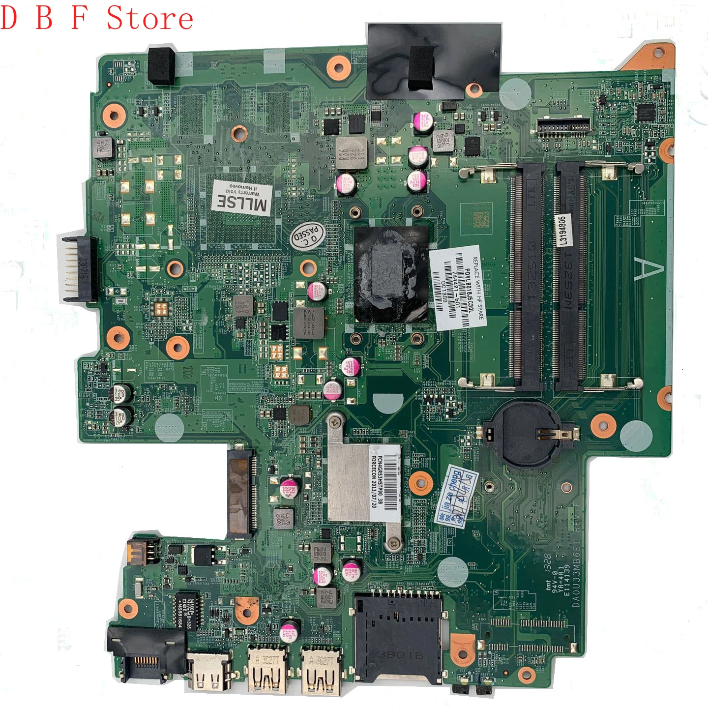

Original For HP pavilion 14-B 744421-501 744421-601 877 integrated motherboard Work Perfectly